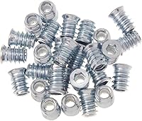 Vista 4 de 1/4-20 Insertos roscados para madera - 40 piezas