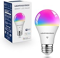 Vista 1 de Lightinginside - Bombillas inteligentes de 60 W equivalentes, bombilla WiFi inteligente compatible con Alexa/Google Assistant/Smart Life, A19 E26