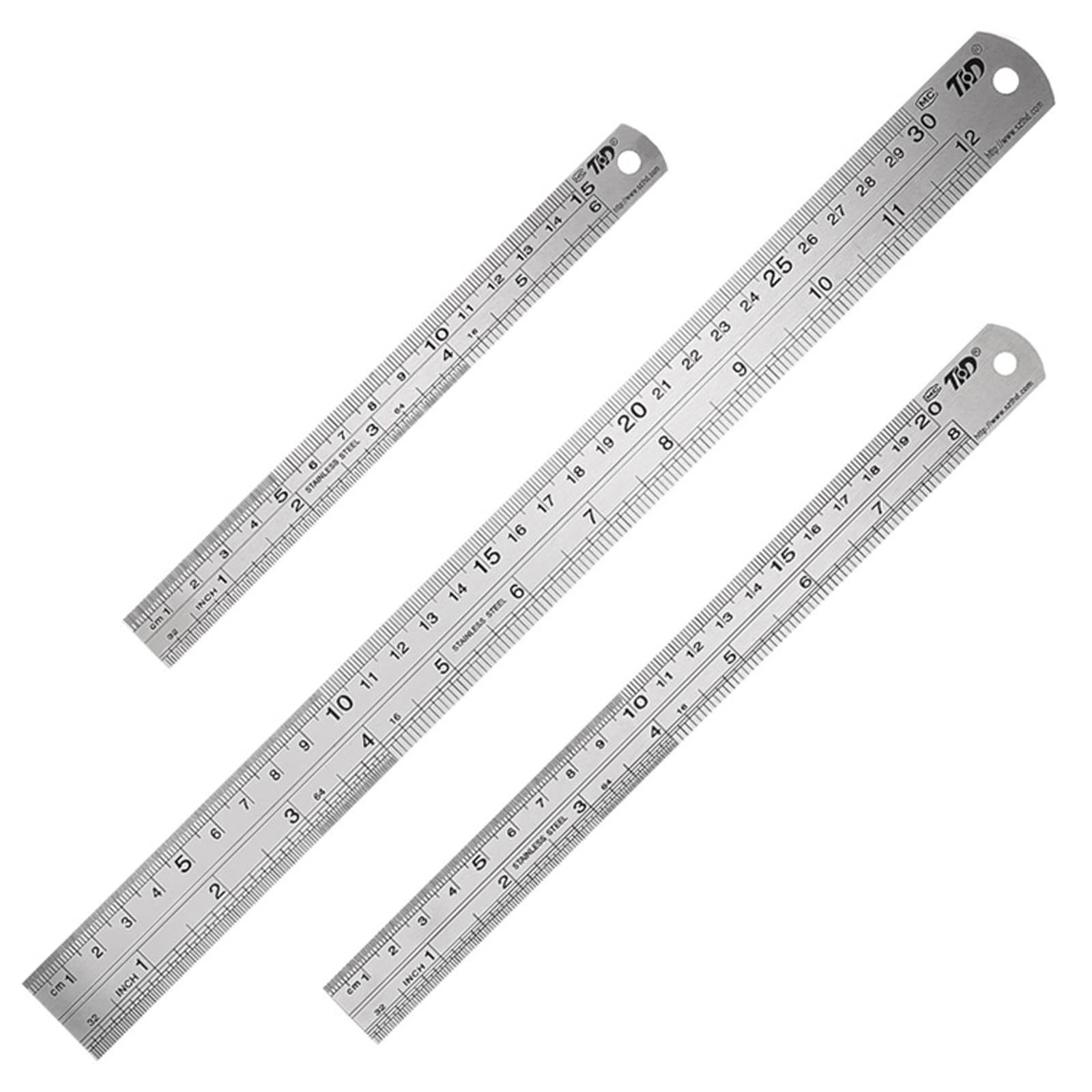 Amazon.co.jp: Bestgle ステンレス定規 直尺 測定工具 直線 長さ測定