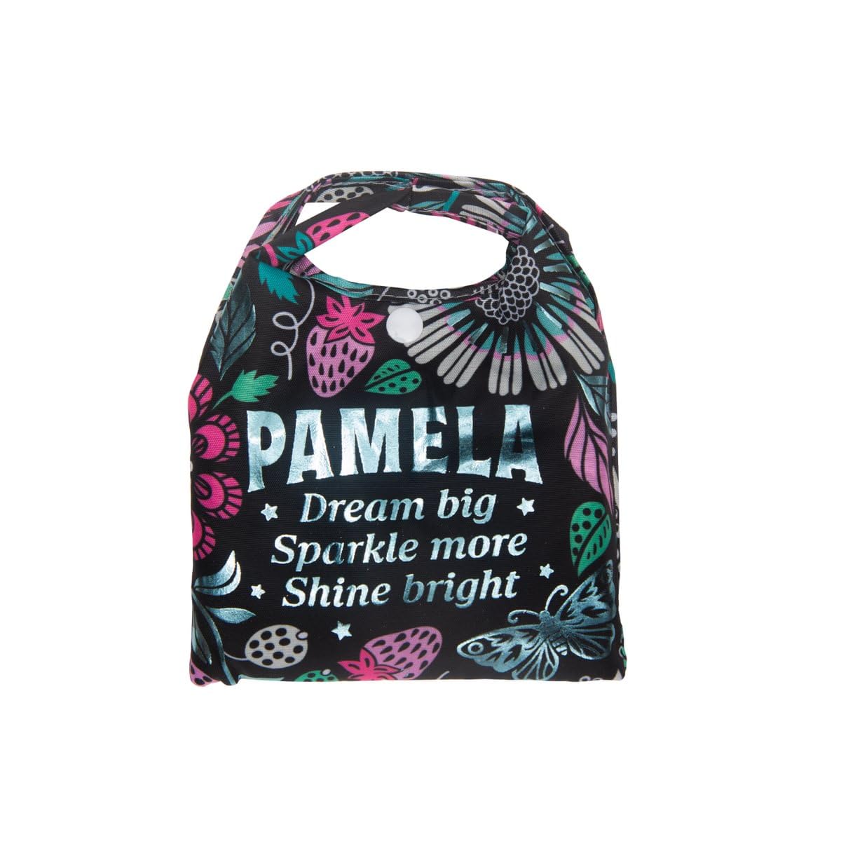 History & Heraldry Personalised Sparkle Shopper Bag (Pamela)