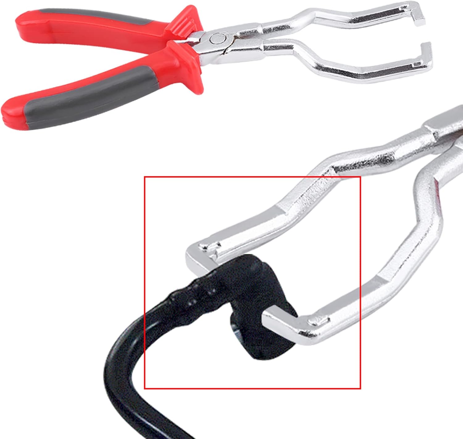 Screw Extractor Pliers ，Cutting Pliers,Pince Durite 45# Steel Kraftstoffleitung Zange Car Fuel Feed Pipe Plier Gasoline Fuel Line Hose Clip Clamp Removal Tool