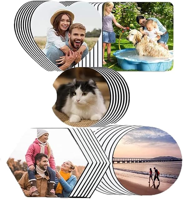 Sublimation Blanks Cup Coasters 40Pcs Sublimation Absorbent Car Coasters Heat Transfer Cup Mat DIY Customized Sublimation Rubber Waterproof Coaster for Drinks, DIY Crafts Supplies