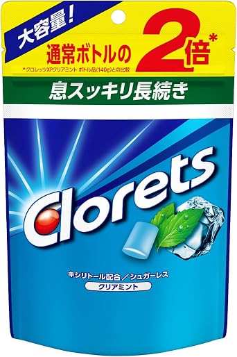 Mondel z Clorets Clear Mint Stand Pouch 280g
