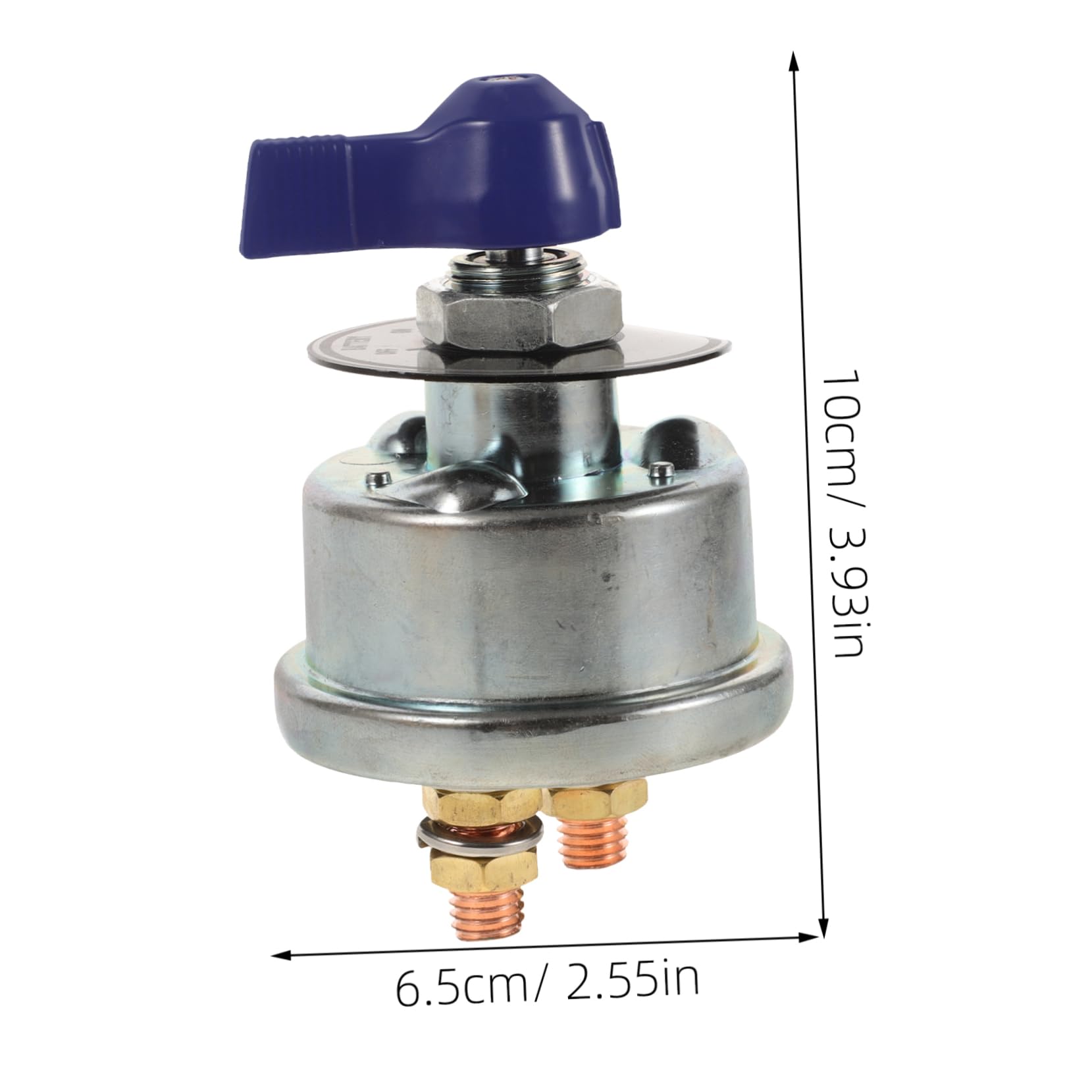 PartyKindom Battery Disconnect Switch for Rv Marine Boat Trucks Rv Battery Isolator Locking Plate