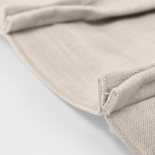 Miniatura 5 de Frelement Paneles de cortinas opacas para ventana, cortinas de bloqueo de luz con forro opaco para sala de estar, cortinas plisadas con aislamiento