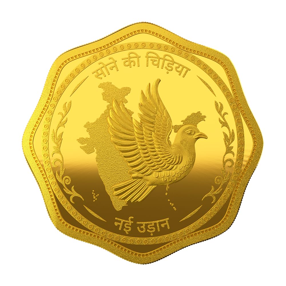 Limited Edition: 24K (999.9+) Sone Ki Chidiya 10 gm Yellow Octagonal Gold Coin-image-31