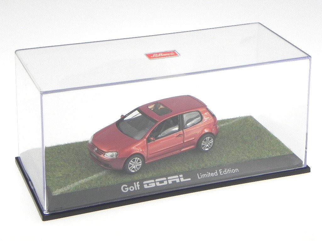 Schuco VW Golf 5 2-Door Goal Orange Metallic Model Car 1:43