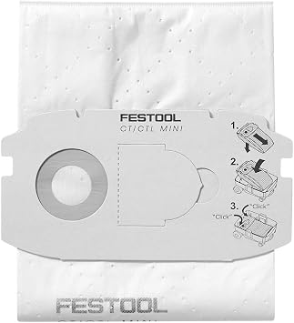 Festool 498411 Self Clean Filter Bag for CT MIDI