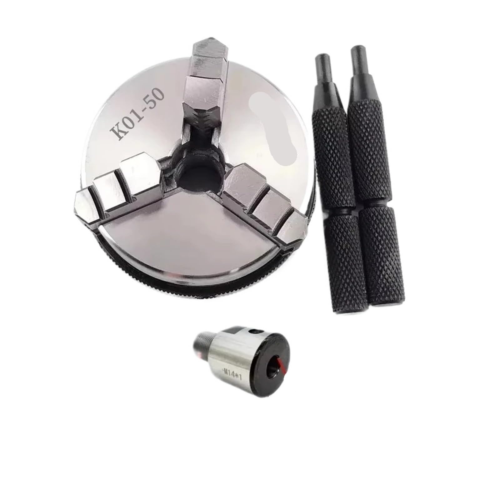 Iklaaqetbxps K01-50 And 16Mm K01-50 Hand-Tightened 3-Jaw Self-Centering Precision Lathe Chuck