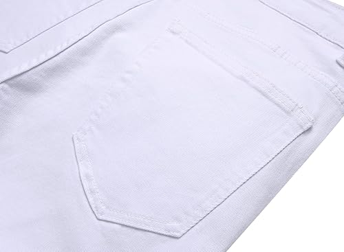 Miniatura 6 de DANT BULUN Jeans de motociclista para hombre, rasgados, ajustados, rectos y con cremallera Deco