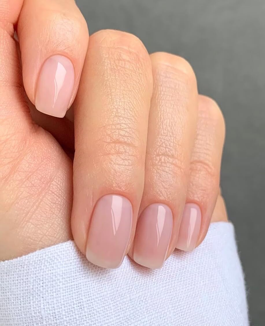 Vishine Vernis à Ongles Gel Semi-Permanent Nude Jelly, 16ml Translucide Neutre Nu Soak Off Vernis Gel UV LED Ongles Nail Art  - 2