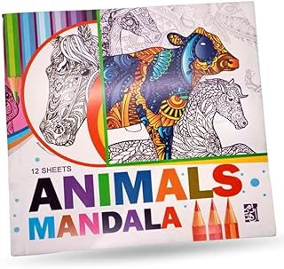 دفتر تلوين حجم كبير جدا دفتراحترافي مناسب للكبار والاطفال الموهوبين متعدد الأشكال ممتع جدا كل صفحه تحتوي علي لوحه فنيه مميزة (ابيض حيوانات)