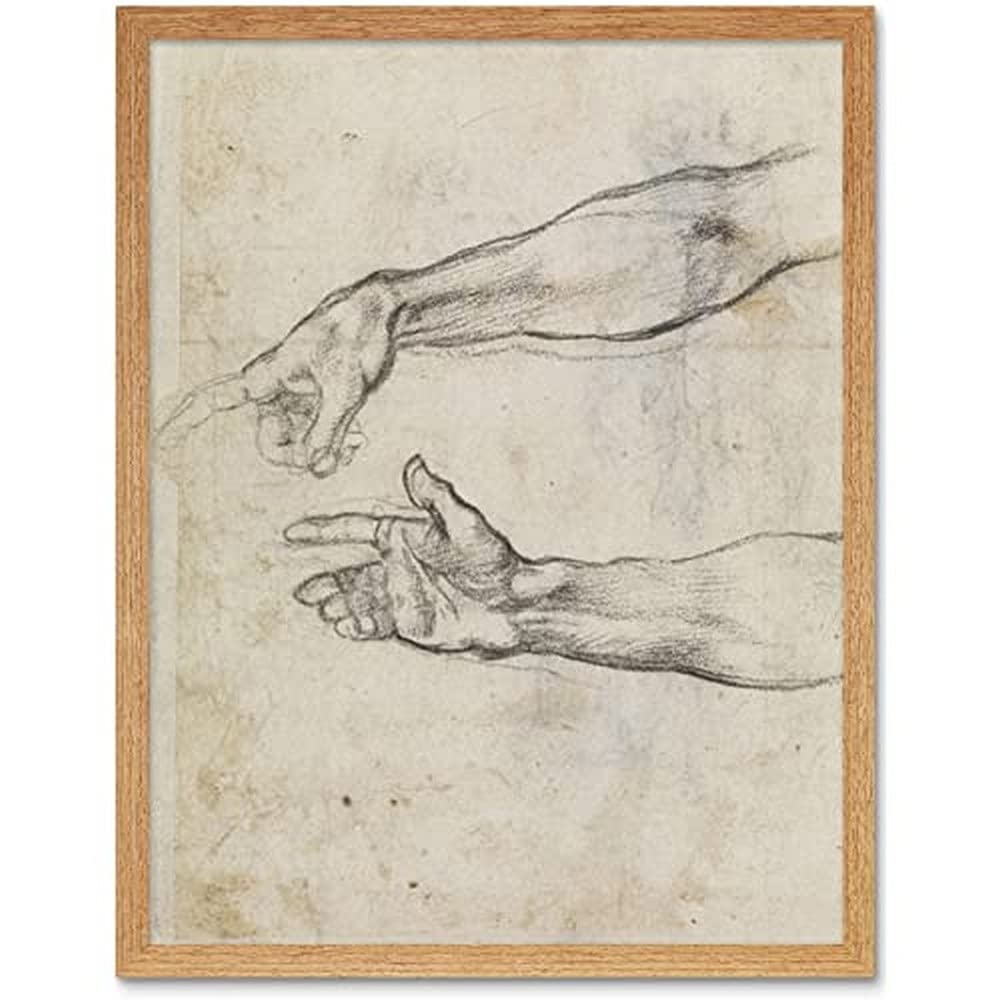 Michelangelo Fresco Noah Sistine Chapel Sketch Unframed Wall Art Print Poster Home Decor Premium
