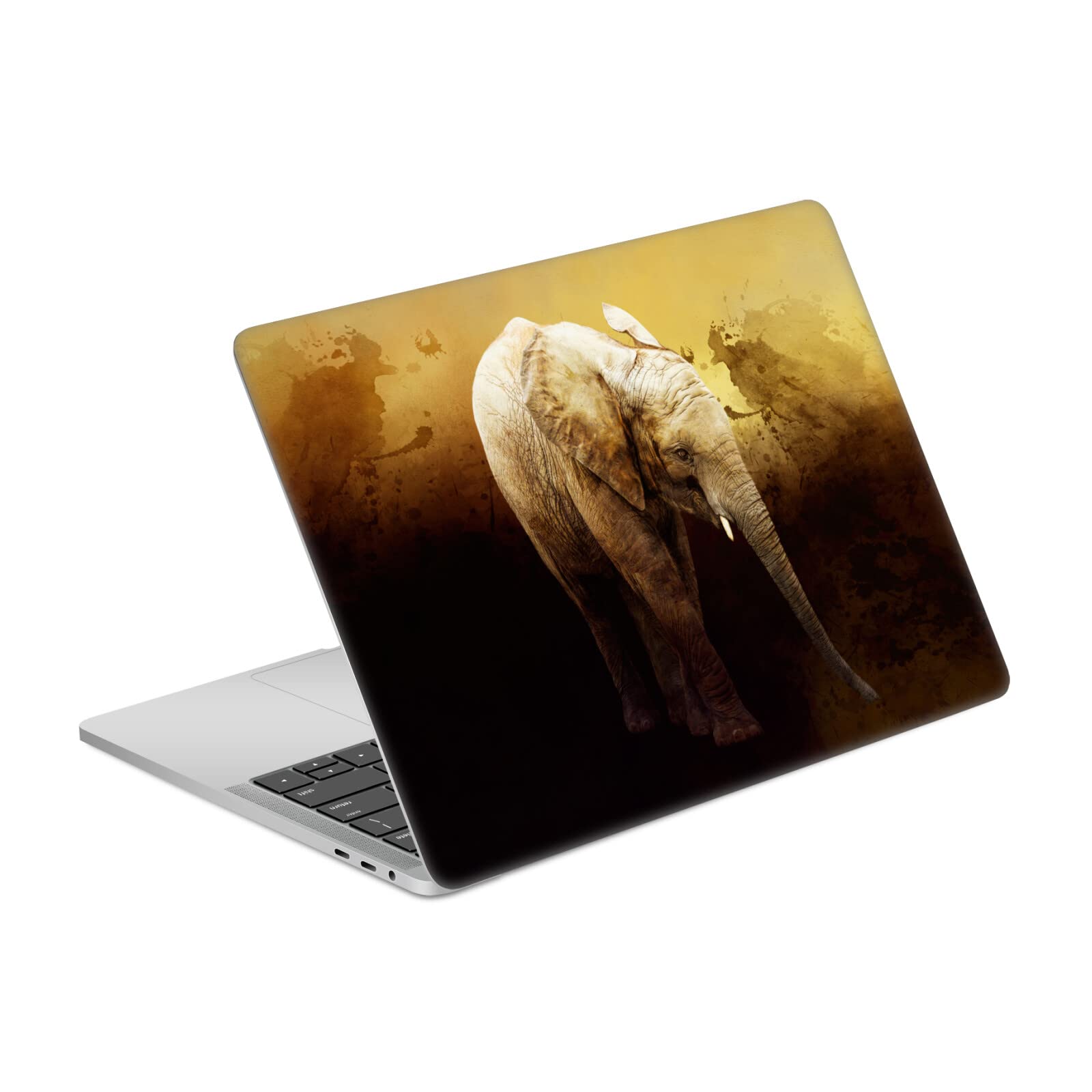 Sticker MacBook Pro 13 motif éléphant pour travailler au café - 7