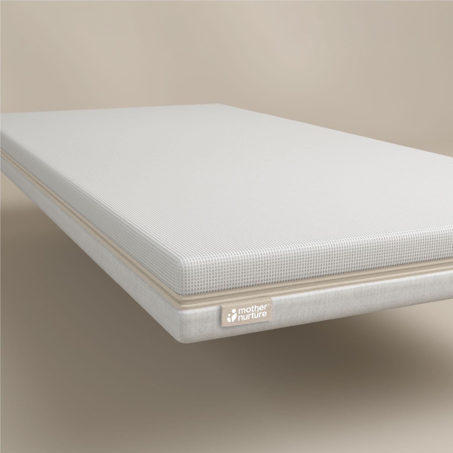 Mother Nurture Slumberpad Plus Cot Mattress 120 x 60 x 10cm - Breathable, Waterproof, Easy Clean, Hypoallergenic, Uk Safety Tested, Firm & Supportive, Baby Toddler Mattress