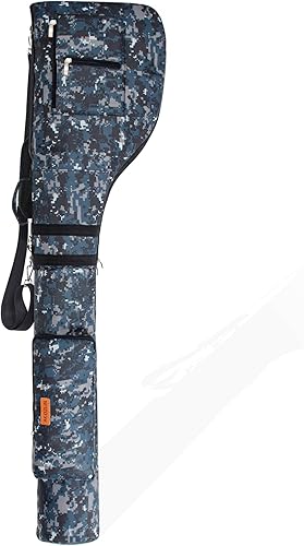 Miniatura 10 de AKOZLIN Bolsa de transporte de golf de 8 a 10 palos de golf, ligera, plegable, con correa, bolsa de domingo impermeable