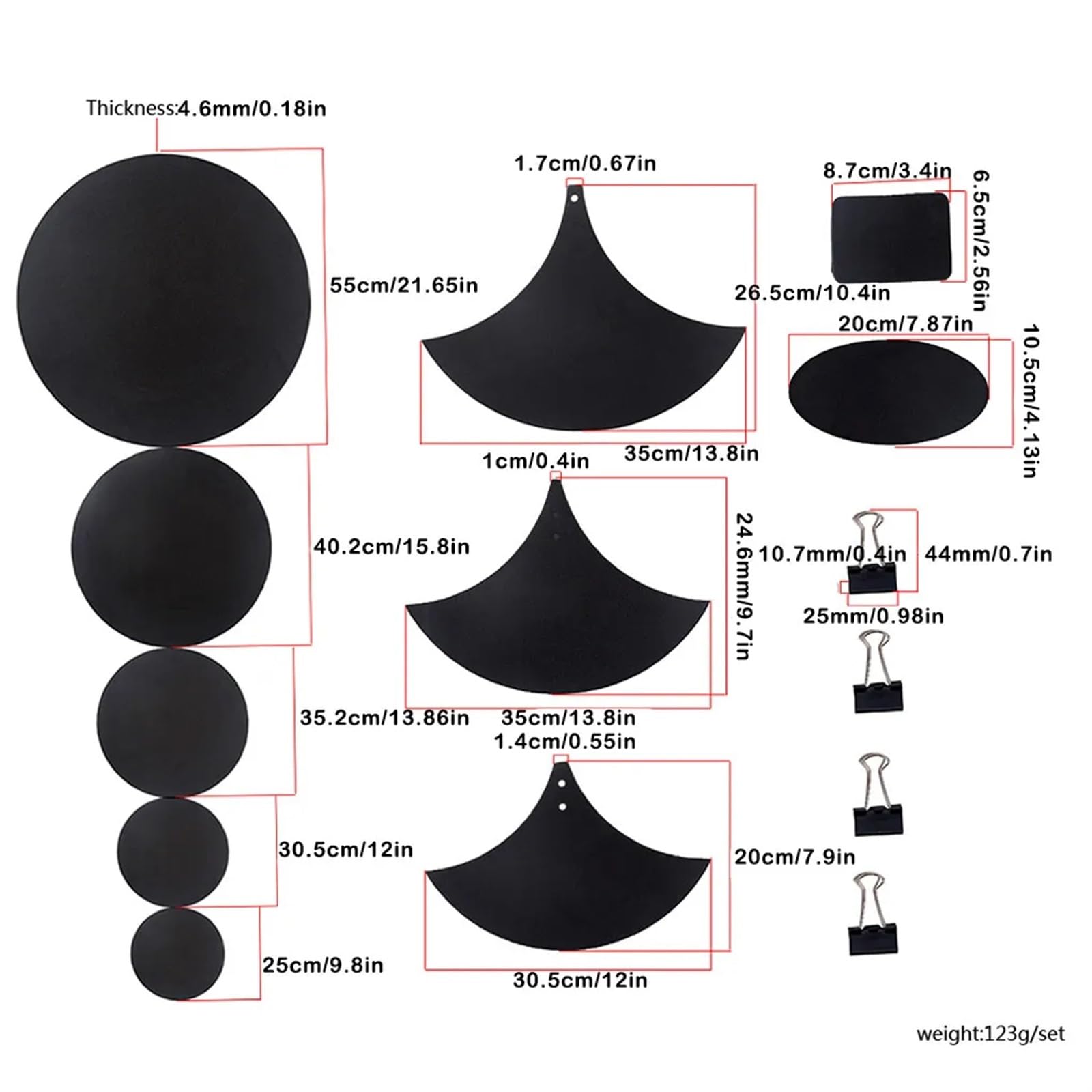 Silenciador De Batería 14 Piezas/Set Drum Mute Pad Kit de Batería de Platillos Mute Pads Aislamiento Acústico Percusión Instrumento de Percusión Pieza de Repuesto Silenciadores Baterista Para PráCtica