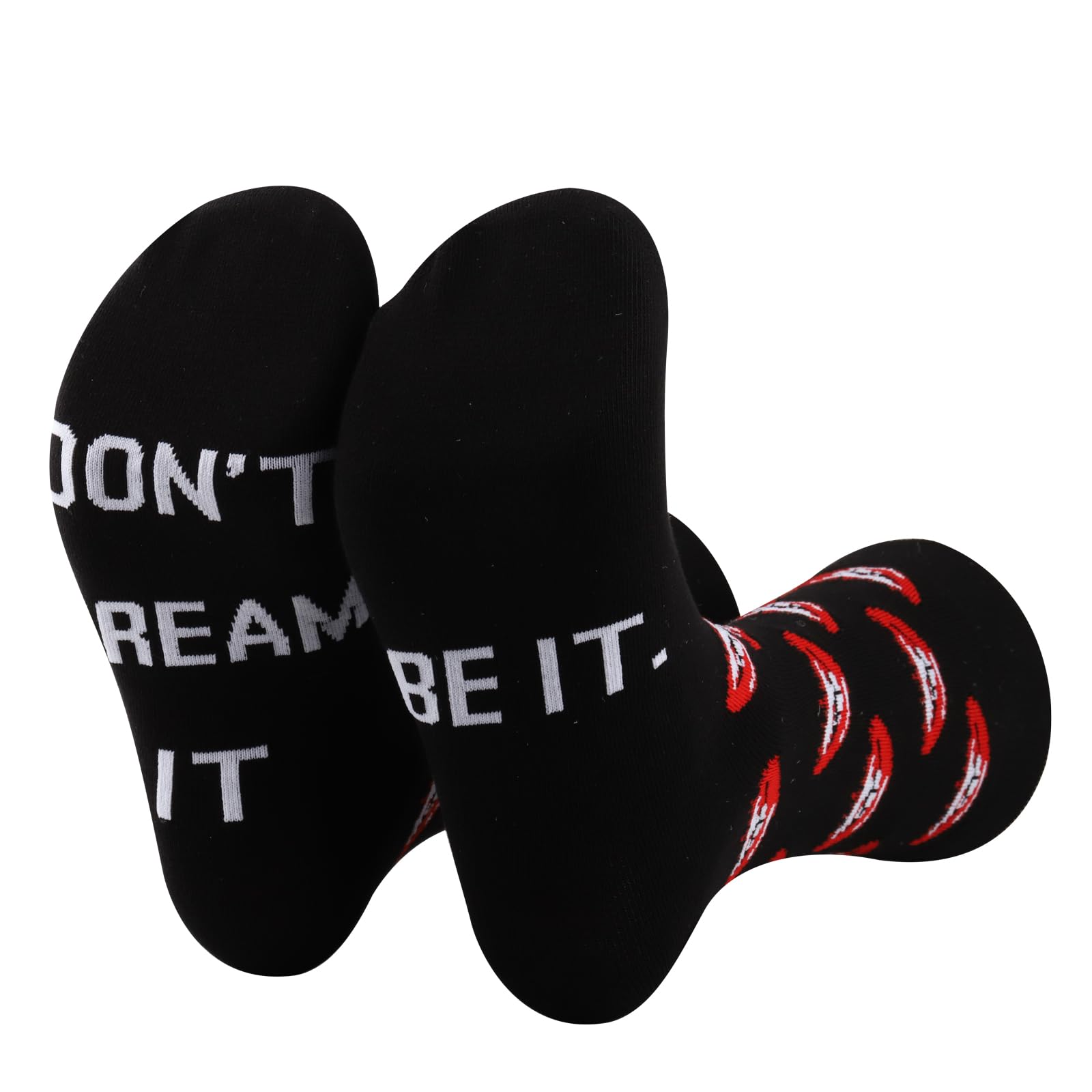 PXTIDY 2 PAIRS Horror Inspired Socks Picture Show Gift Don't Dream it Be it Musical Theatre Socks TV Movie Series Fans Gift