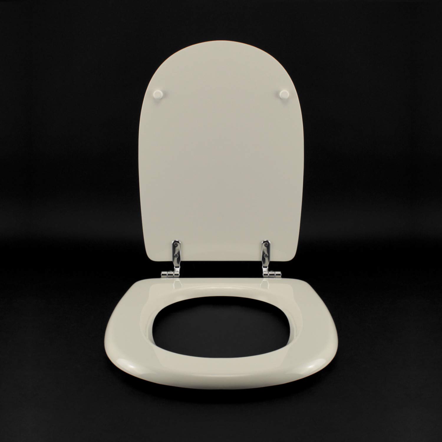 Copriwater Cesame ARETUSA BIANCO Cerniera Cromo-Sedile-Asse Wc