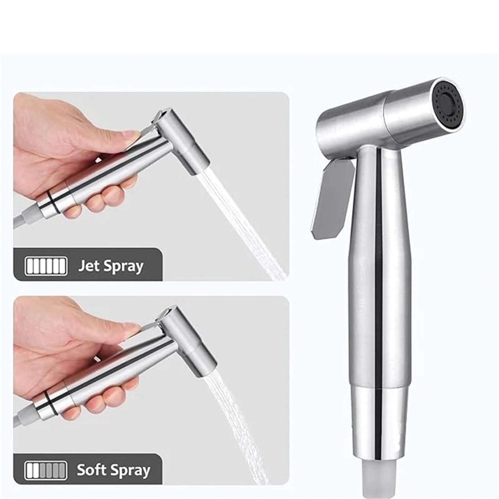 Pulverizador Bidet Mano Kit de pulverización bidé mano acero inoxidable