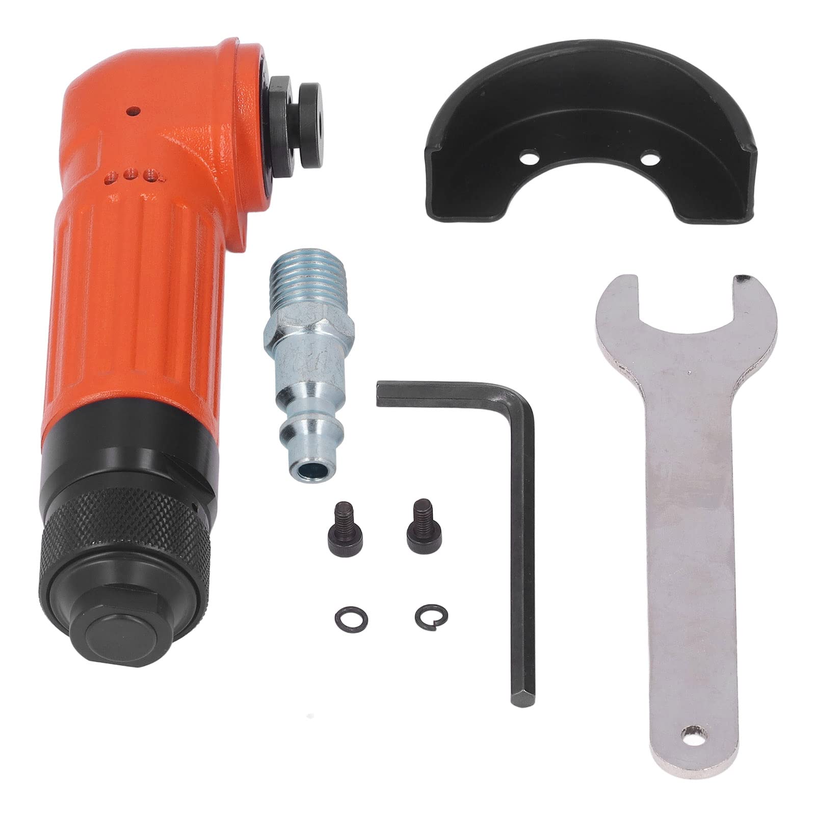 Air Angle Grinder 2in Grinding Wheel Pneumatic Polisher Portable Air Angle Grinding Tool for Automobiles Machinery Manufacturing (American Style)