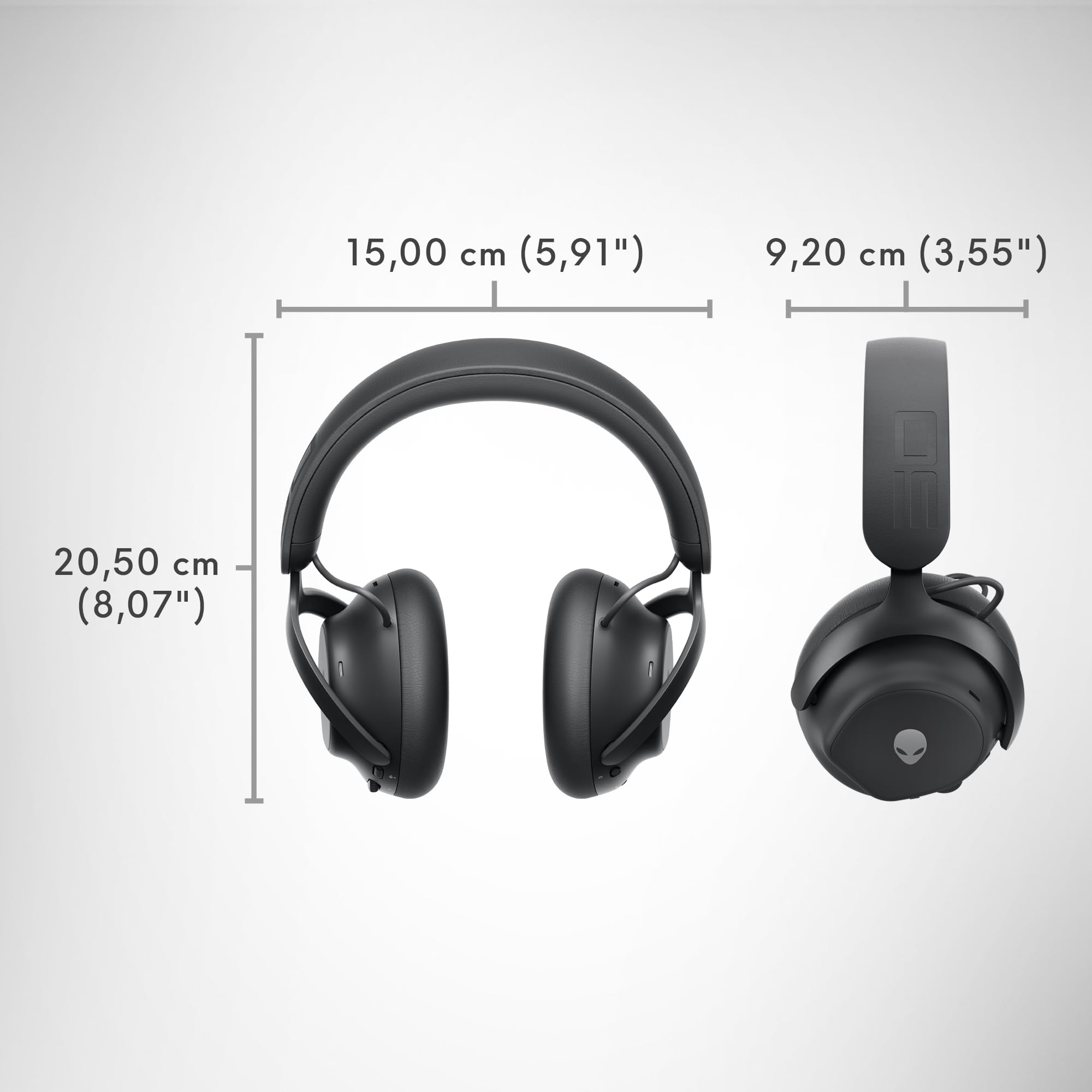 Alienware Pro Cuffie Gaming Wireless Dark Side of the Moon
