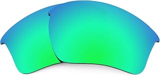 Revant Replacement Lenses for Oakley Half Jacket 2.0 XL Sunglasses - 9 Options Available Emerald Green MirrorShield™ - Pol... Price In India