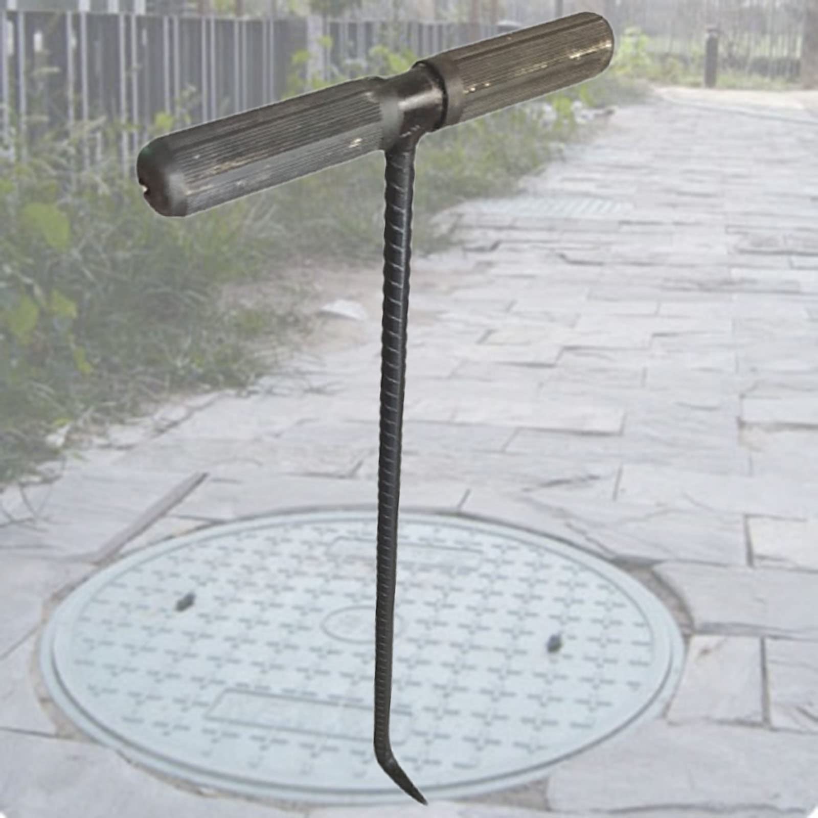 Gancio Per Tombino In Acciaio Inox - Lunghezza 50 Cm - Per Sollevamento Coperchi E Uso In Macelleria - Foto 8