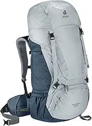 Deuter, Mochila Cargueira Alpamayo 55+10 Litros para Trekking, Viagens e Caminhadas Longas, Cinza.