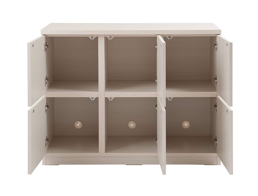 Amazon｜スクエアシリーズ キャビネット (ホワイトウォッシュ