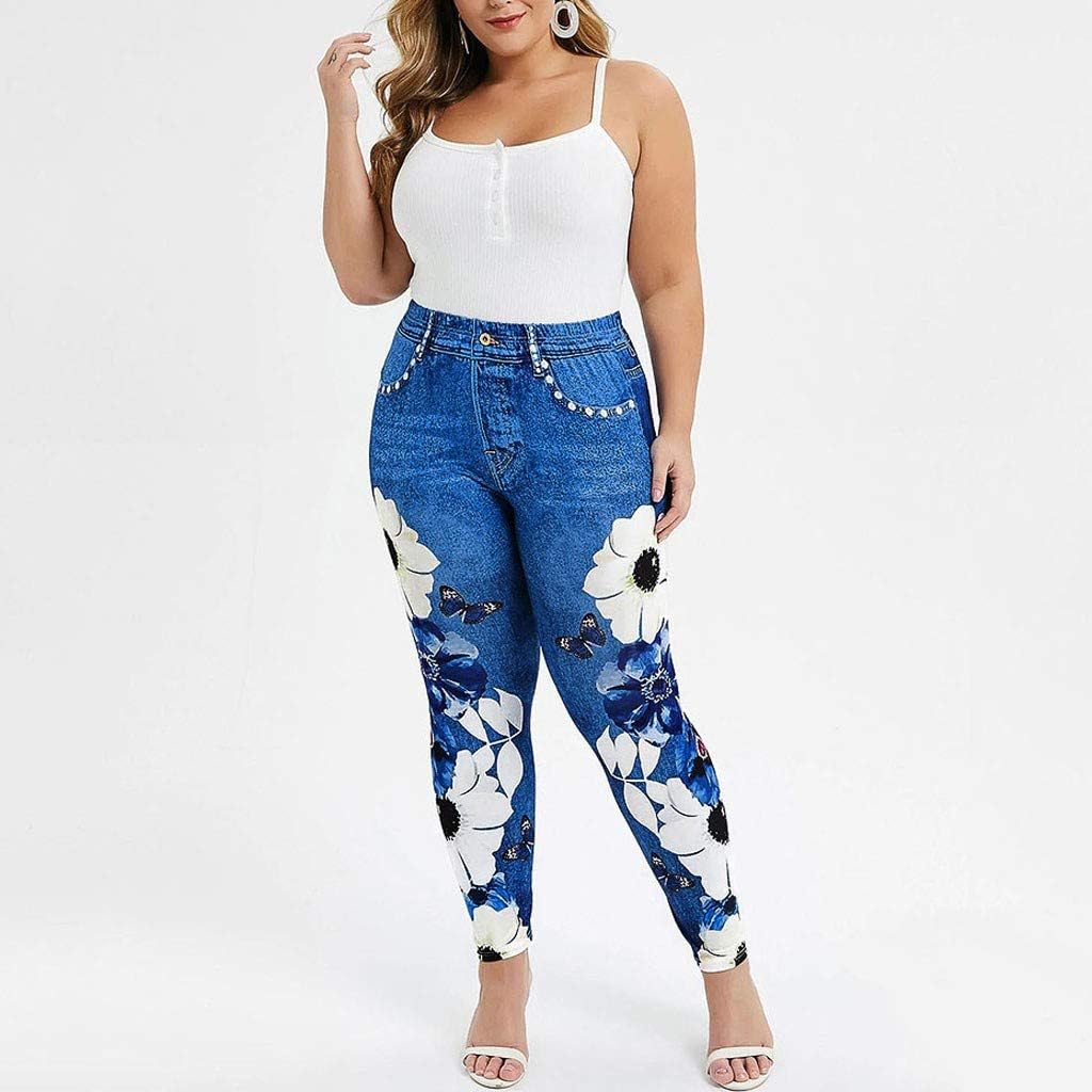 denim legging plus size cintura alta