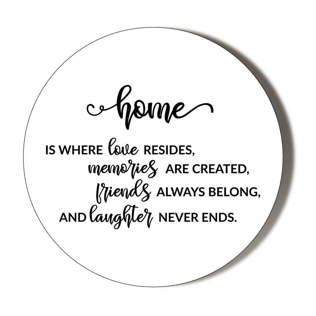 Gift Insanity Home Is Where Love Resides 58Mm Fridge Magnet