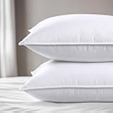 Bed Pillows King Size Set of 2, Hotel Quality, Down Alternative Big Pillow for Back, Stomach or Side Sleepers, Soft
