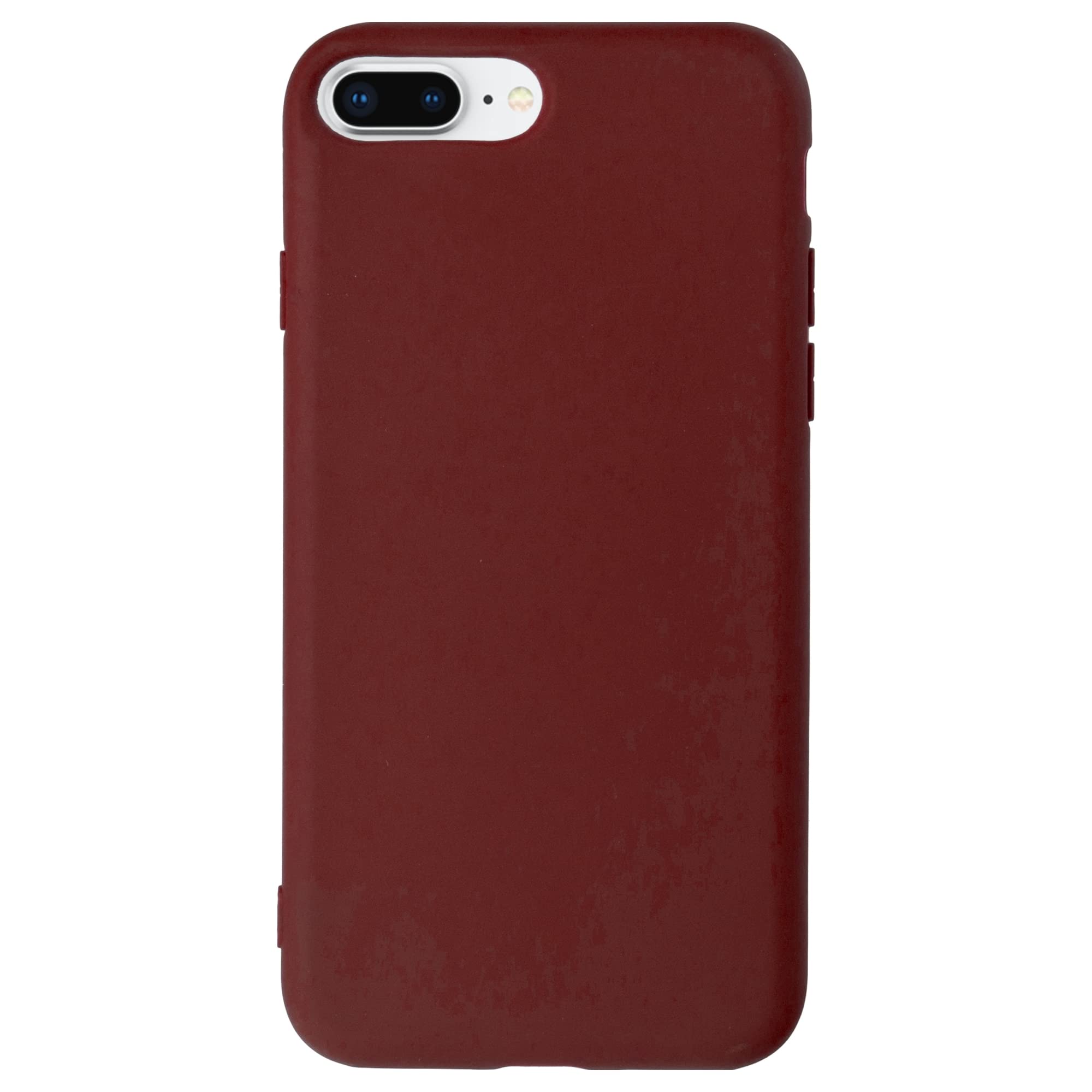 Coque mate pour iPhone 8 Plus 1050755 rigide 5,5 pouces rouge vin