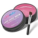 Libeauty Lash Glue Balm Lash Lift Adhesive 0.71Oz/20G Strong Sticky Fruit Flavor Eyelash & Eyebrow Perm Glue Balm for Long Lasting Individual Brow Lamination Gel