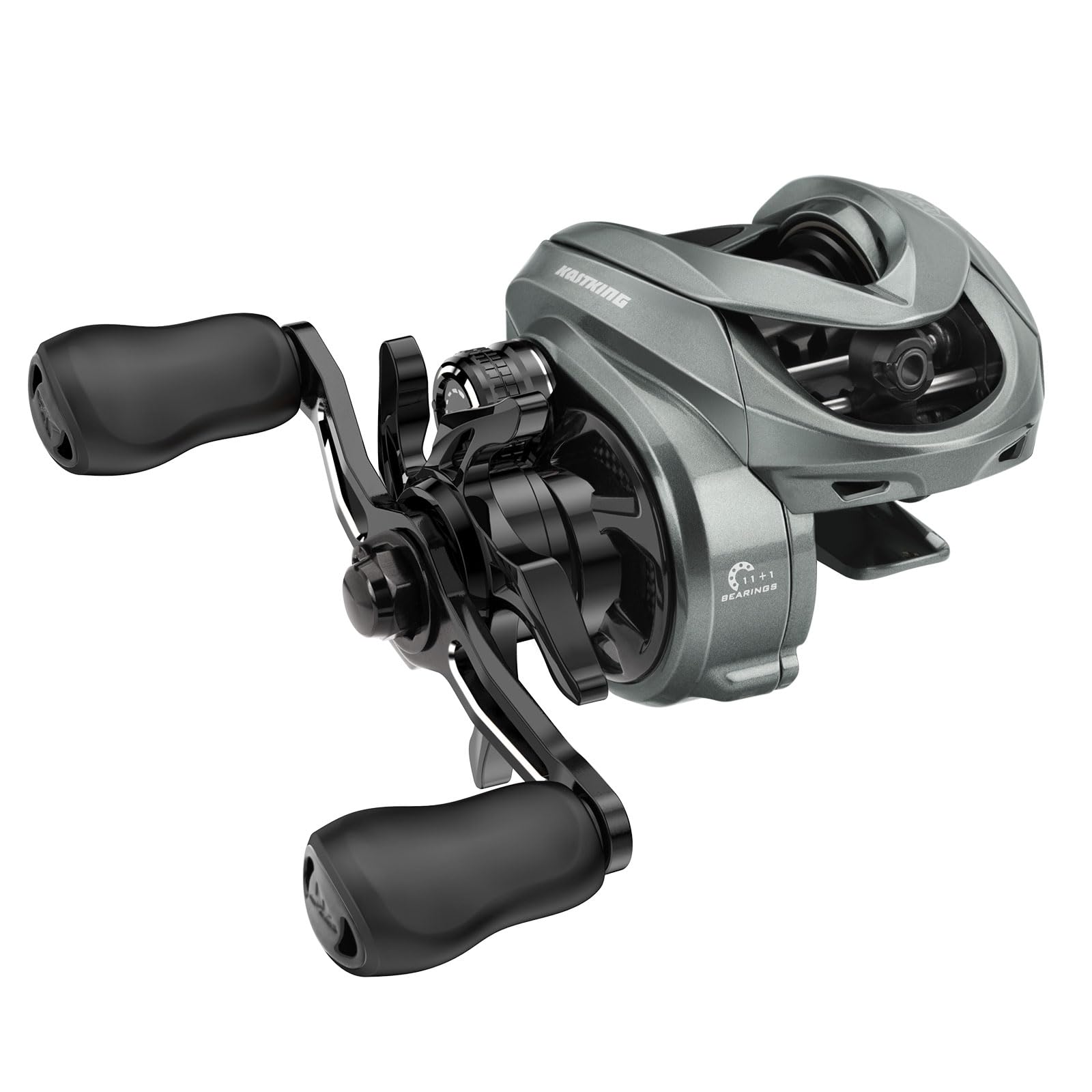 KastKing Kestrel Elite Baitcasting Fishing Reel, Finesse Baitcaster Lightest, Easily Cast Lures Down to 1/32 oz, 11+1 Double Shielded BB, Available in 8.4:1 and 7.5:1 Gear Ratios