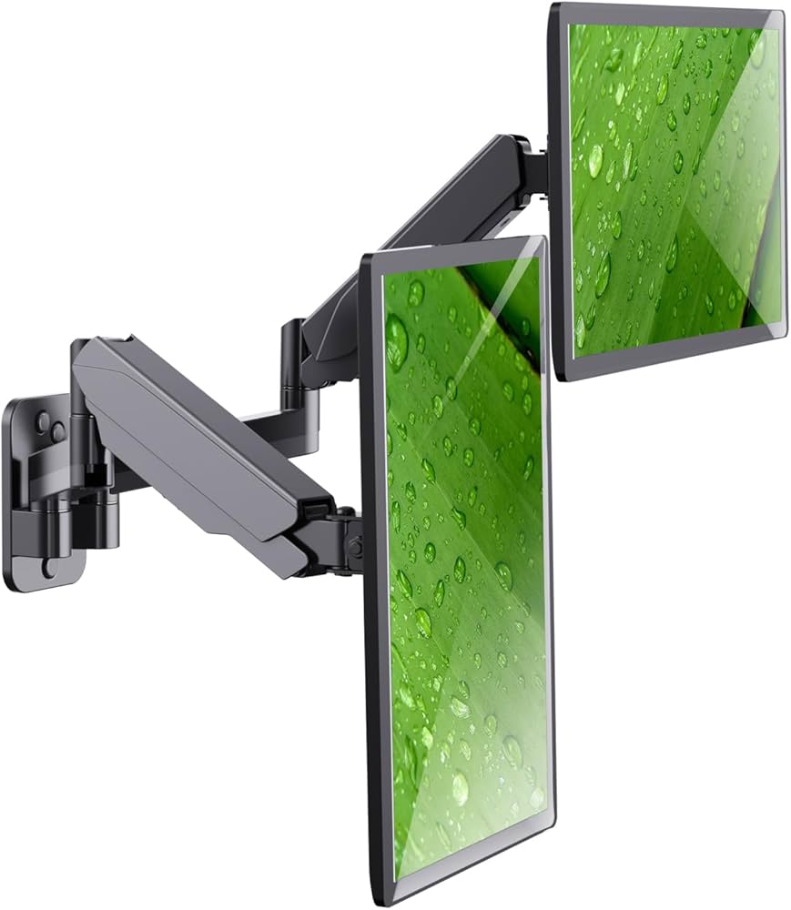 Amazon.co.jp: UPGRAVITY デュアルモニターアーム 壁掛け ディスプレイ