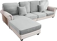 Vista 83 de Funda para Sofá de Terciopelo Elástico Funda de Cojín de Sofá 1 Pieza - Funda Elástica Lavable para Asiento o Respaldo, Fundas de Asiento para Sofás