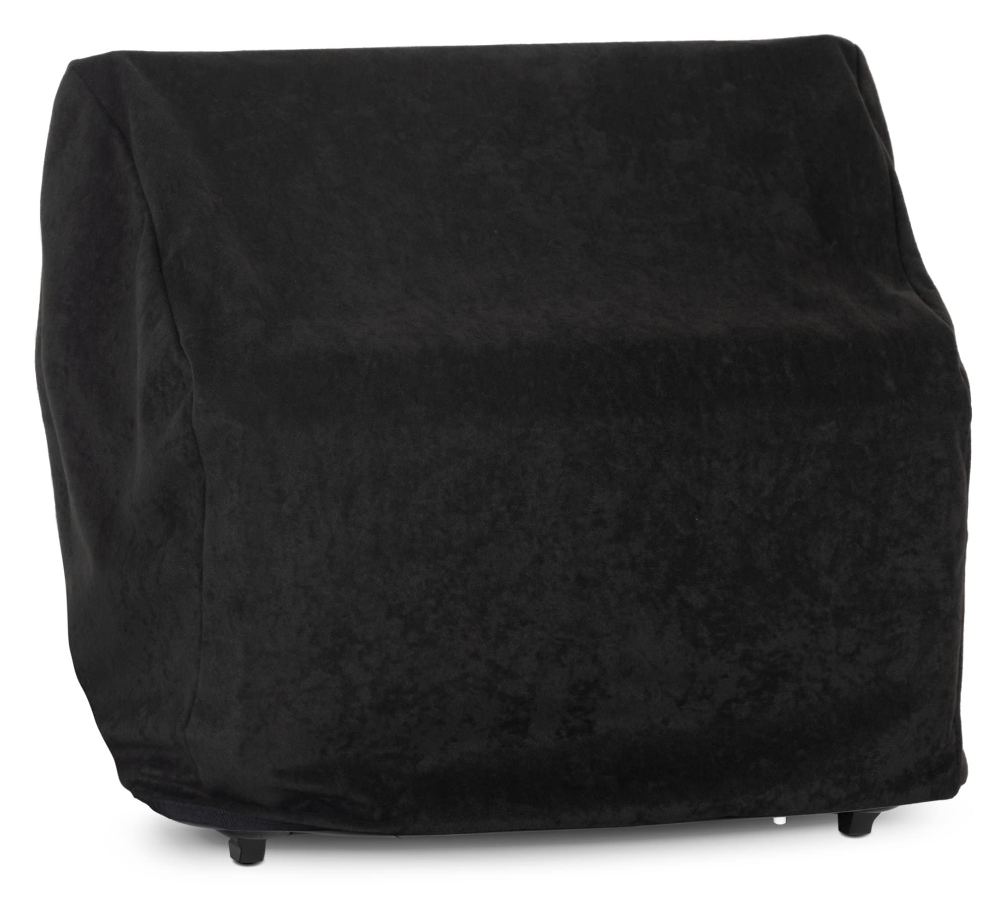 Alpenklang Akkordeon Case - Schutzhülle für 72 Bässe - Abmessungen: ca. 44 x 26 x 40 cm - Moderner Velours-Schwarz