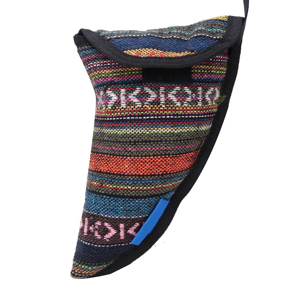 Sac de Transport Ocarina, Rangement Portable élégant avec Dragonne, Idéal pour Accessoire d'instrument Ocarina 12 Trous