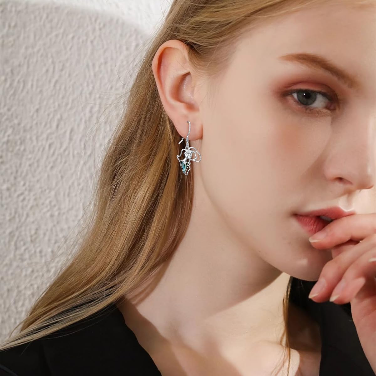 Raccoon/Cactus/Longhorn/Arican Earring 925 Sterling Silver Astronaut/Raccoon/Moth/Sunflower Jewelry for Women