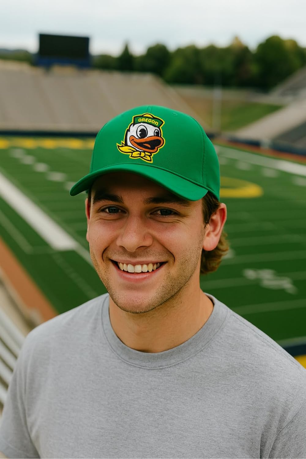 Oregon University Team Hat Classic Embroidered Adjustable MVP Cap Multicolor