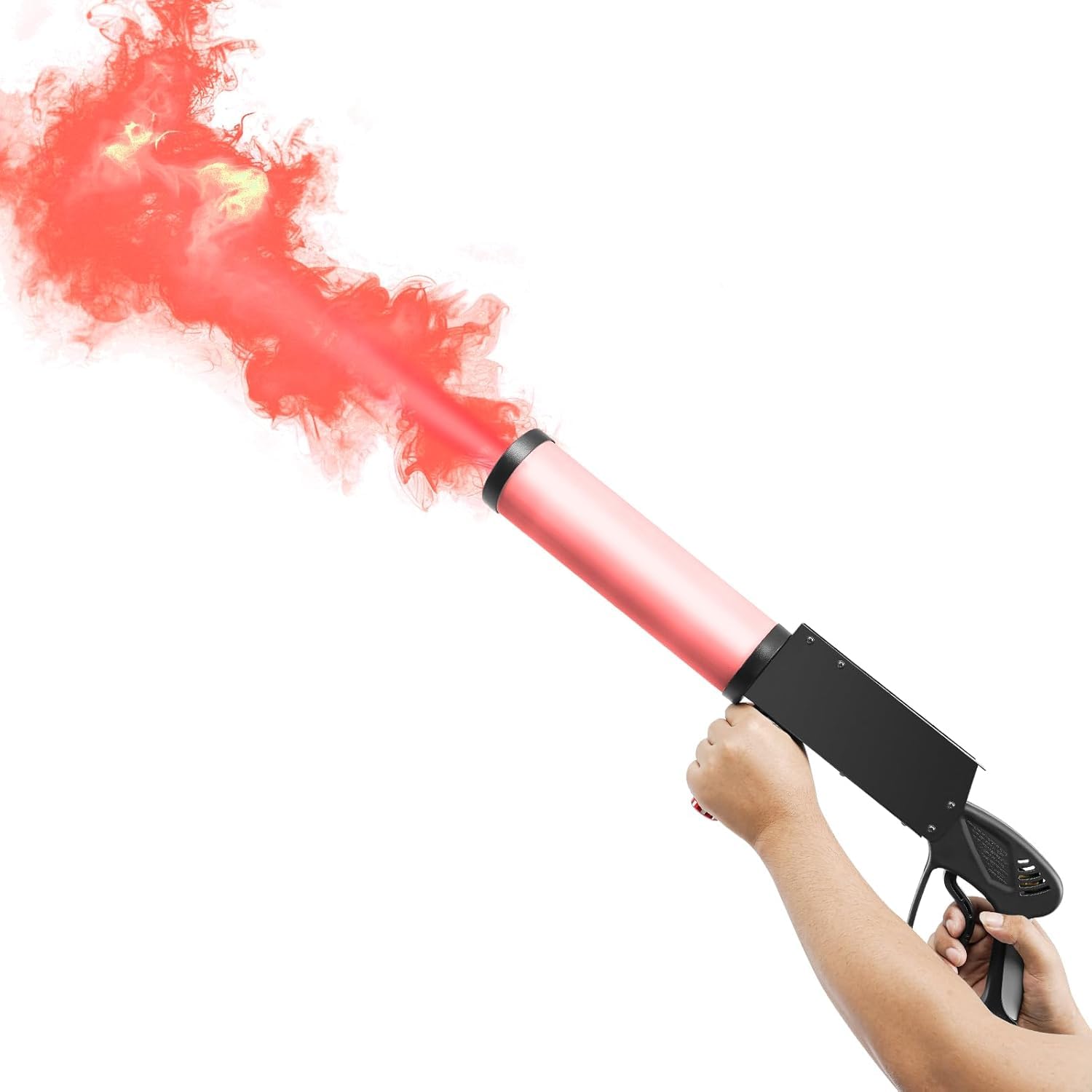 Co2-kanone Dj, Co2-jet-maschine Handnebelpistole Für Partys, Konfettikanone, Nebelmaschine Mit Led-lichteffekt Und 3 M Schlauch Für Nachtclub, Hochzeit, Party, Halloween (co2)