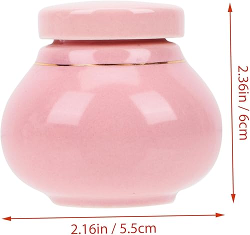 Miniatura 5 de Botellas de almacenamiento, latas de almacenamiento de té, recipiente hermético de cocina, recipiente de cerámica para té, café, azúcar, velas, mini