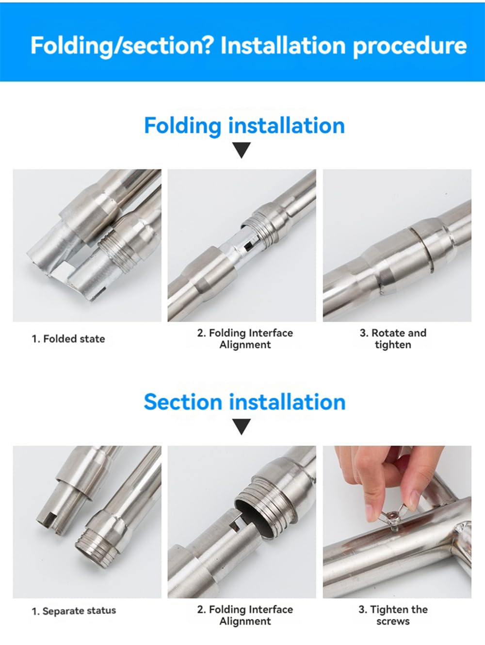 Grain Probe Sampler Powder Sampler Stainless Steel Solid Sample Grain Probe Sampler Cement Fertilizer Solid Sampling Probe for Rice, Corn, Wheat, Soybeans (Two Sections 32mm, 1.5M)