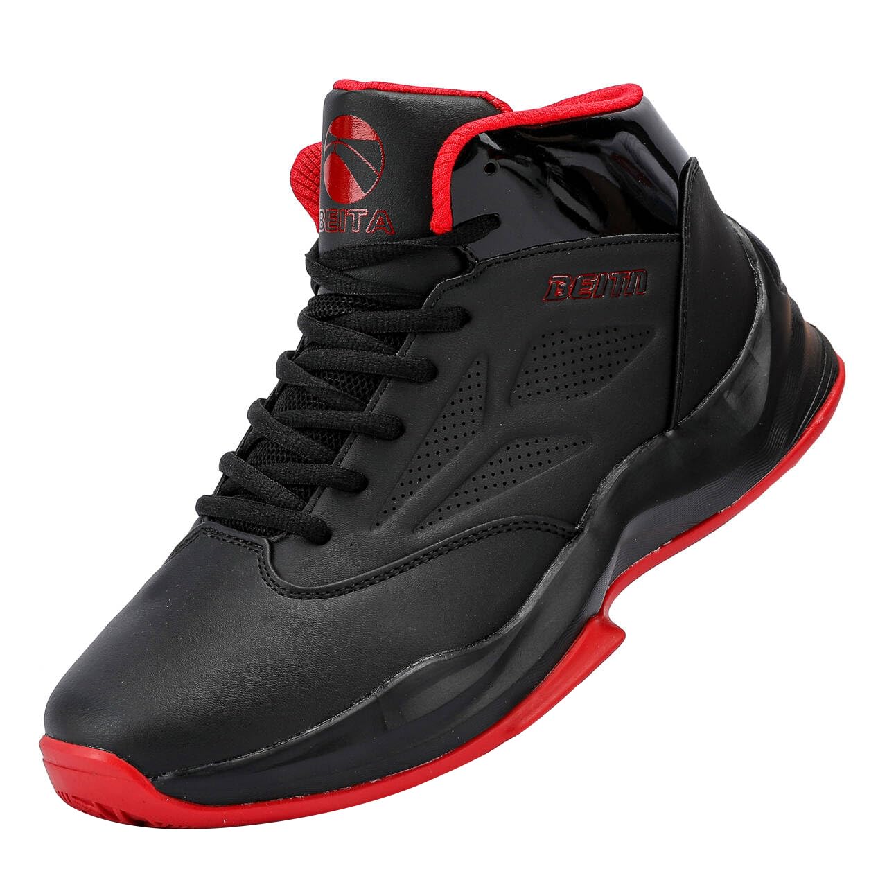 BeitaHigh Upper Basketball Shoes for Men Sneakers Breathable Sports Shoes Anti Slip