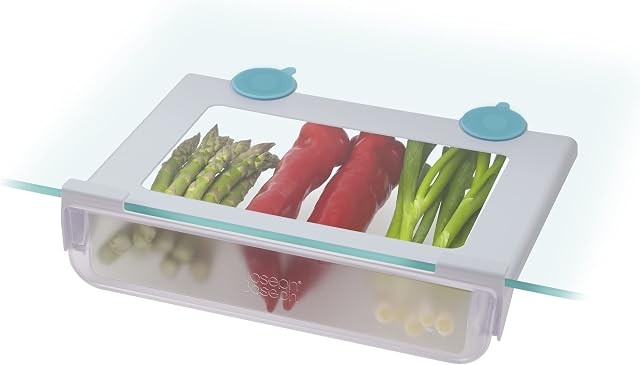 Joseph Joseph FridgeStore - Cajón organizador frigorífico bajo estante, ahorra espacio, sin BPA
