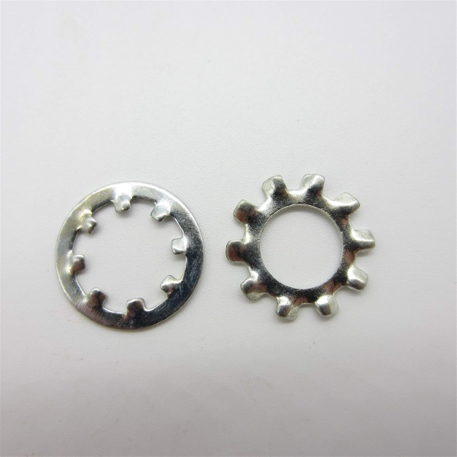 DmzhenRound Flat Washer 304 Stainless Steel Internal Toothed Gasket