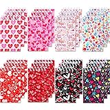 Zonon 24 Pieces Mini Valentines Day Notepads, Mini Tiny Heart Notepads Spiral Notebooks Teacher...