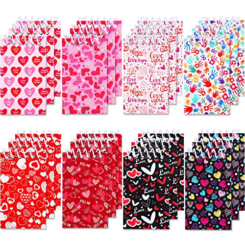 Mini bloc-notes Saint-Valentin : 24 cahiers à spirale pour récompenses